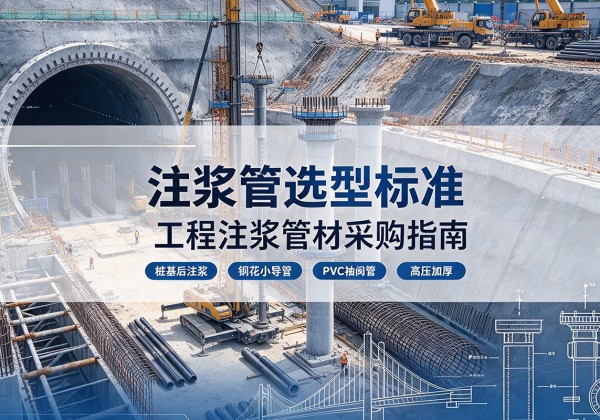 金沙注浆管选型标准